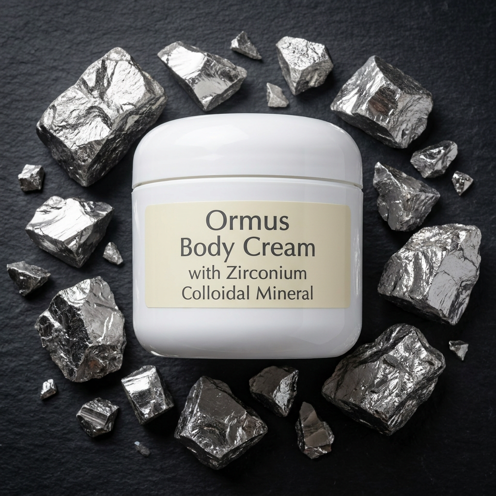 Ormus Body Cream with Zirconium Colloidal Mineral