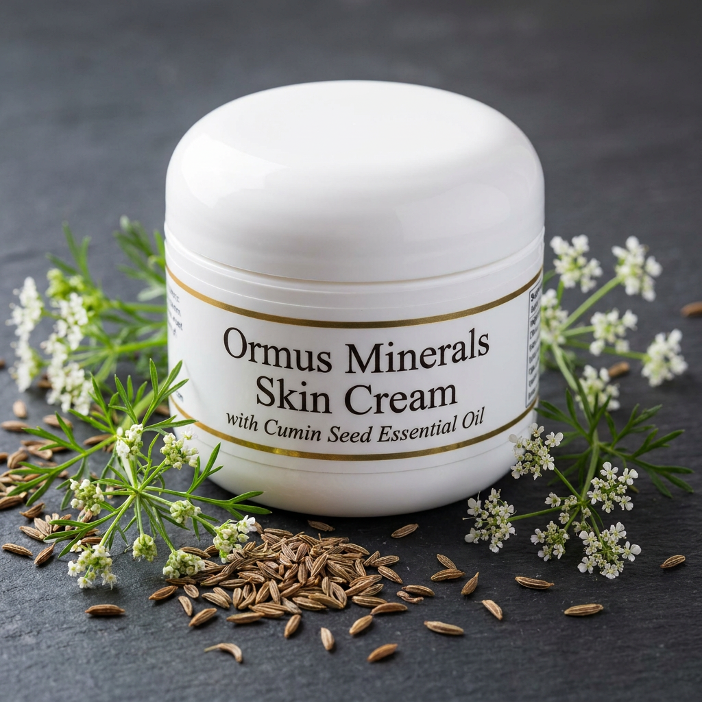 Ormus Minerals Skin Cream with Cumin Seed Essential Oil
