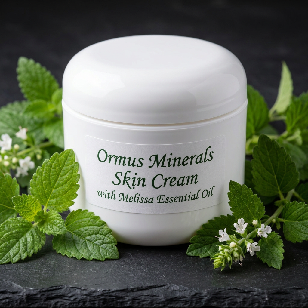 Ormus Minerals Skin Cream with Melissa Essential Oil