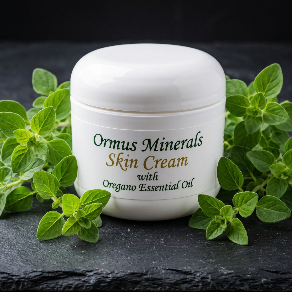 Ormus Minerals Skin Cream with Oregano Essential Oil