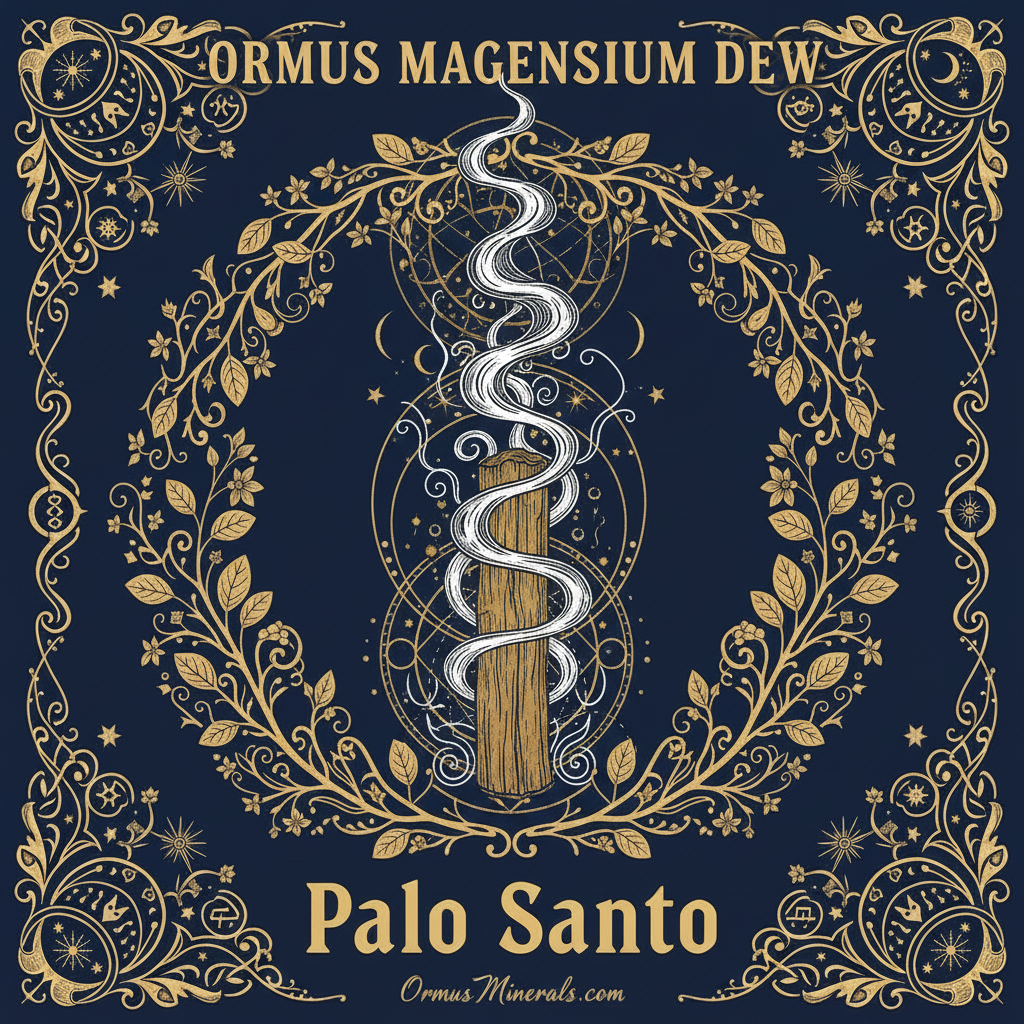 Ormus Minerals Magnesium Dew Palo Santo Essential Oil 8oz