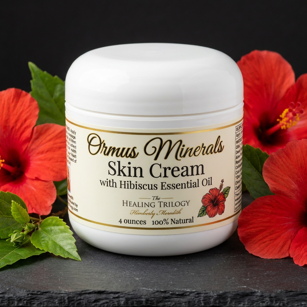Ormus Minerals Skin Cream with Hibiscus Essential Oil