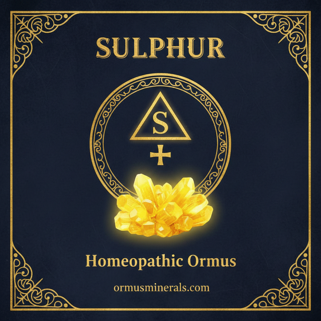 Sulphur Homeopathic Ormus 32oz Extra Strength 4x | OrmusMinerals.com