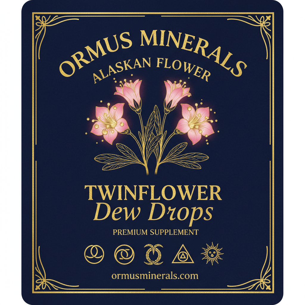 Ormus Minerals Alaskan Flower TWINFLOWER Dew Drops 8oz Extra Strength 3x