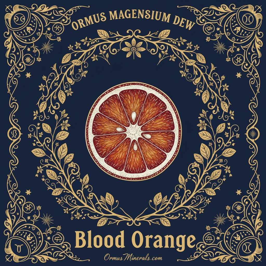 Ormus Minerals Magnesium Dew Orange Blood Essential Oil 4oz