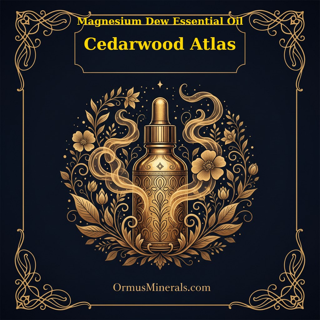 Ormus Magnesium Dew with Cedarwood Atlas Essential Oil 8oz