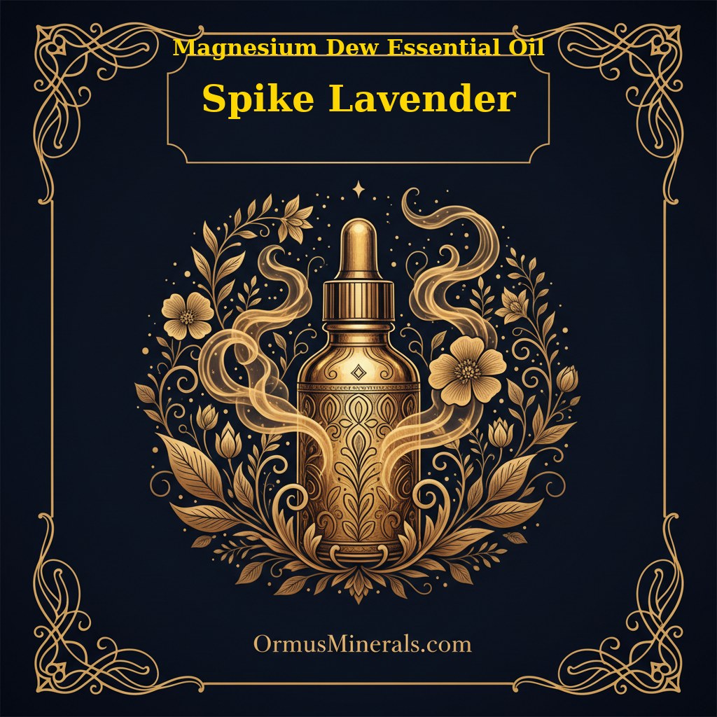 Ormus Magnesium Dew with Spike Lavender Essential Oil 8oz