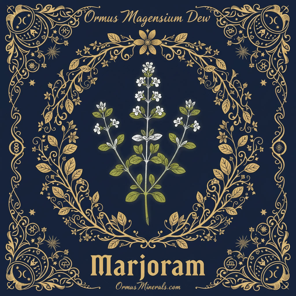 Ormus Minerals Magnesium Dew Marjoram Essential Oil 8oz