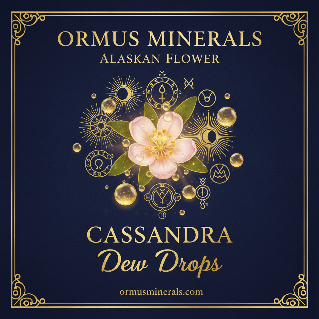Ormus Minerals Alaskan Flower CASSANDRA Dew Drops 4oz