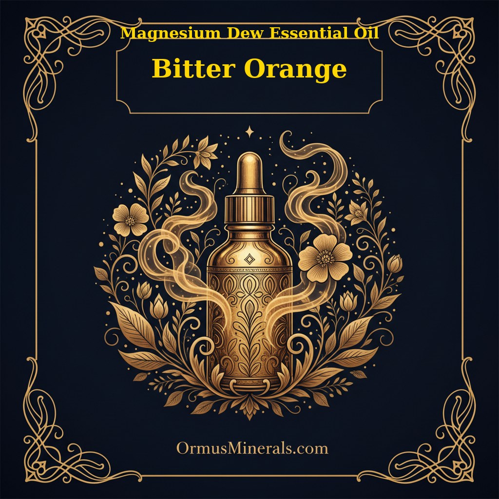 Ormus Magnesium Dew with Bitter Orange Essential Oil 8oz