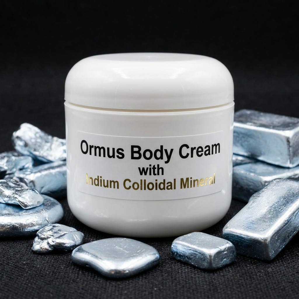 Ormus Body Cream with Indium Colloidal Mineral