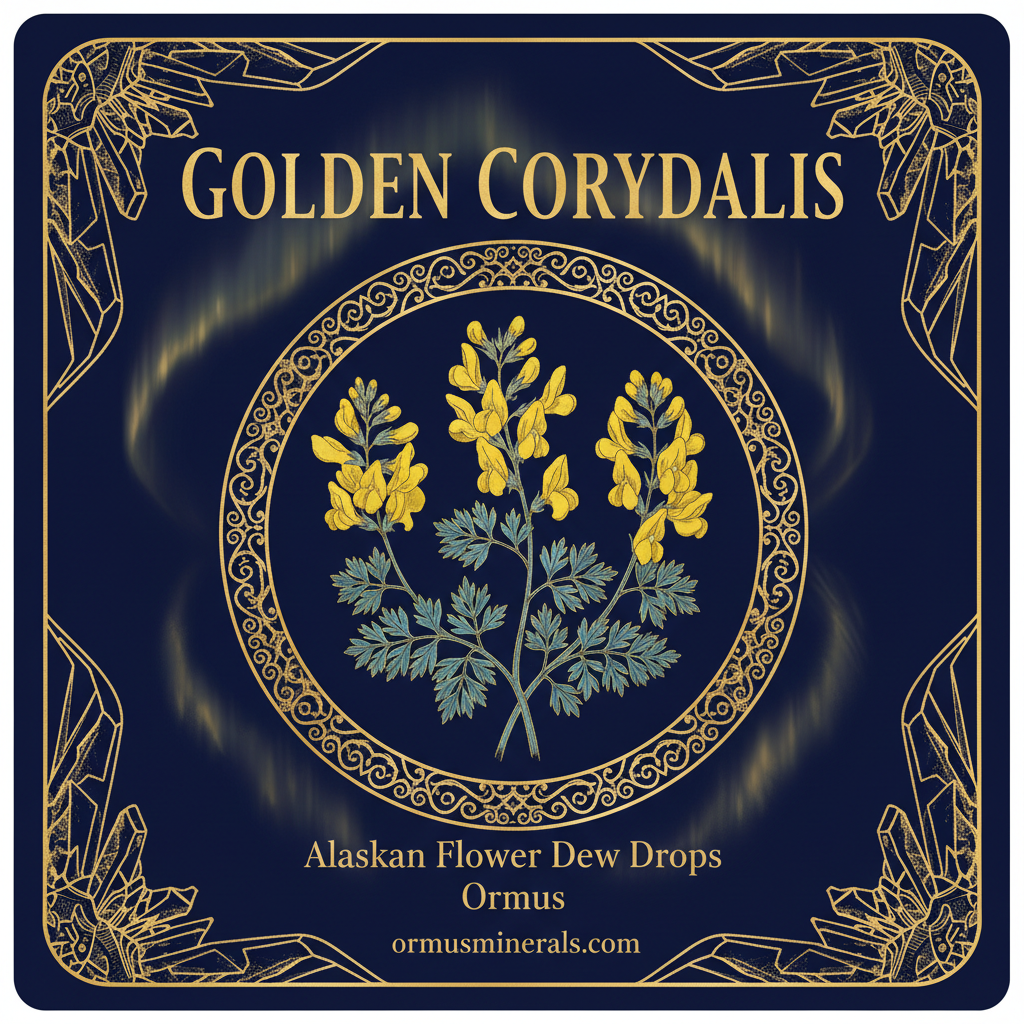 Golden Corydalis Alaskan Dew Drops Ormus 8oz Extra Strength 4x | OrmusMinerals.com