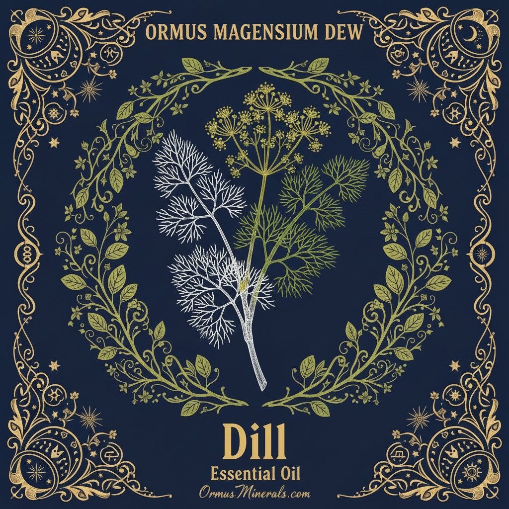 Ormus Minerals Magnesium Dew Dill Essential Oil 4oz