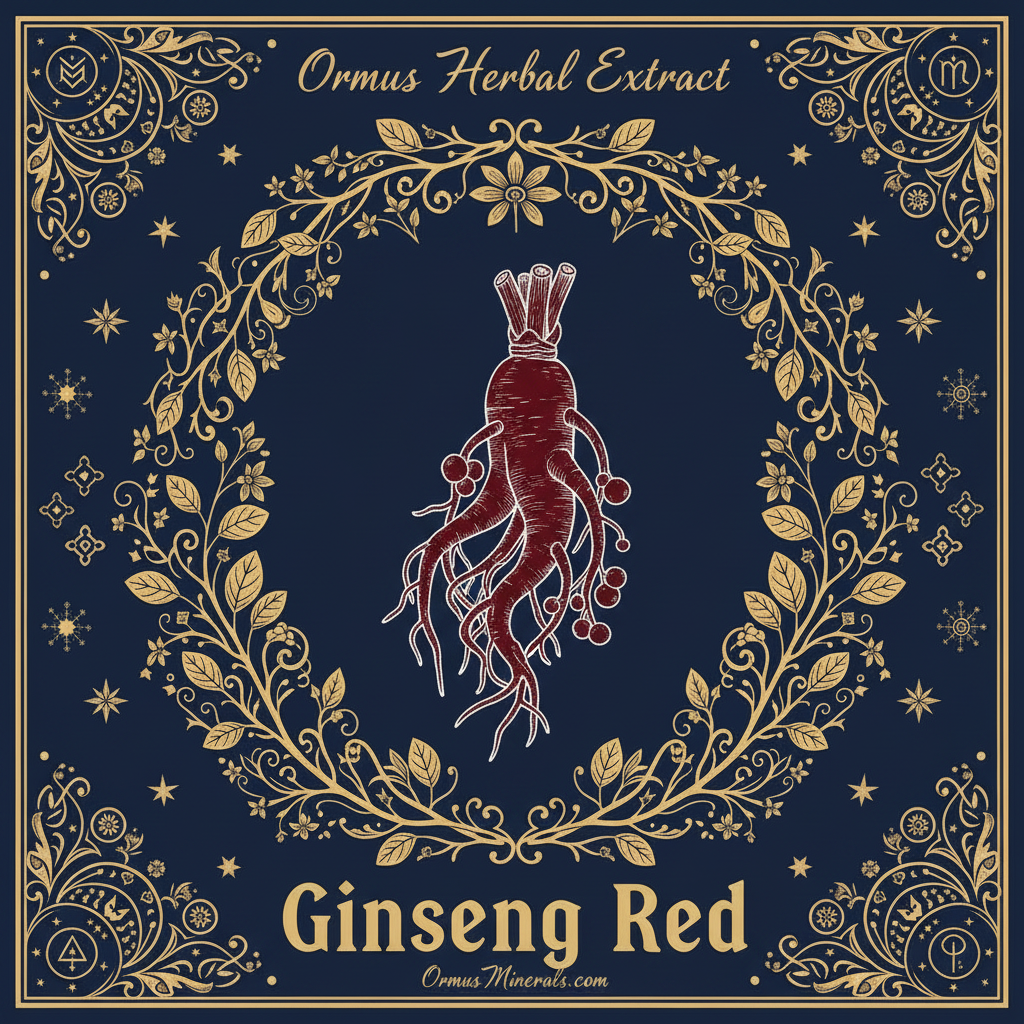 Ormus Minerals Ginseng Extract Red 4oz