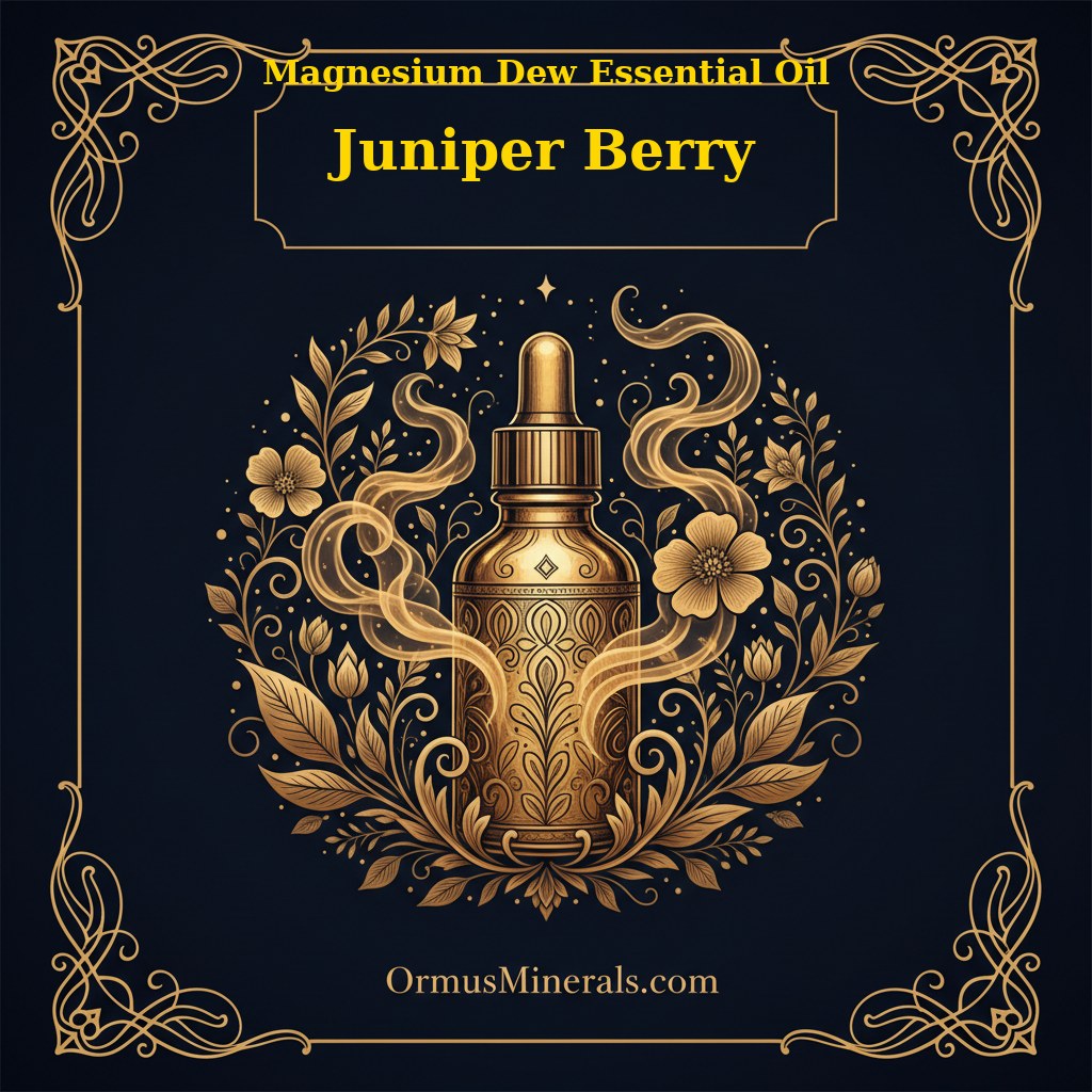 Ormus Magnesium Dew with Juniper Berry Essential Oil 8oz