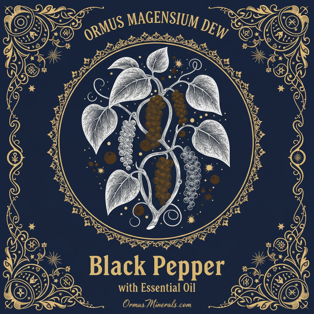 Ormus Minerals Magnesium Dew Java Pepper Essential Oil 8oz