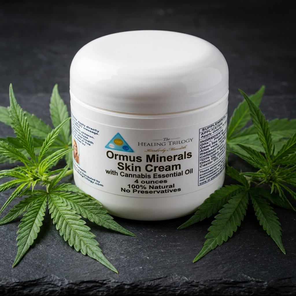 Ormus Minerals Skin Cream with Cannabis Essential Oil