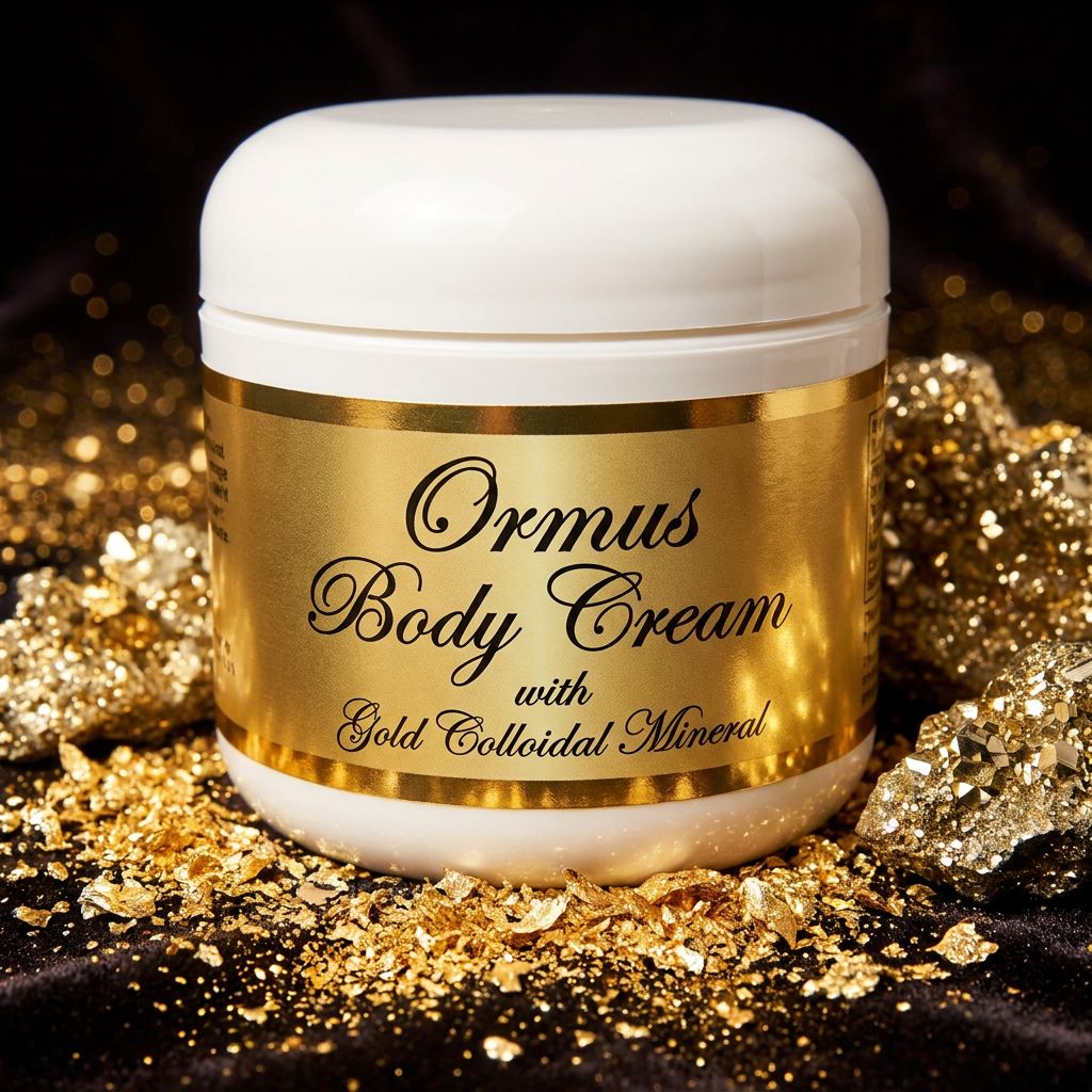 Ormus Body Cream with Gold Colloidal Mineral