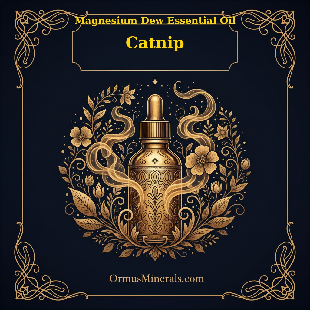 Ormus Magnesium Dew with Catnip Essential Oil 8oz