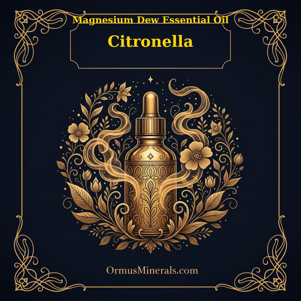 Ormus Magnesium Dew with Citronella Essential Oil 8oz