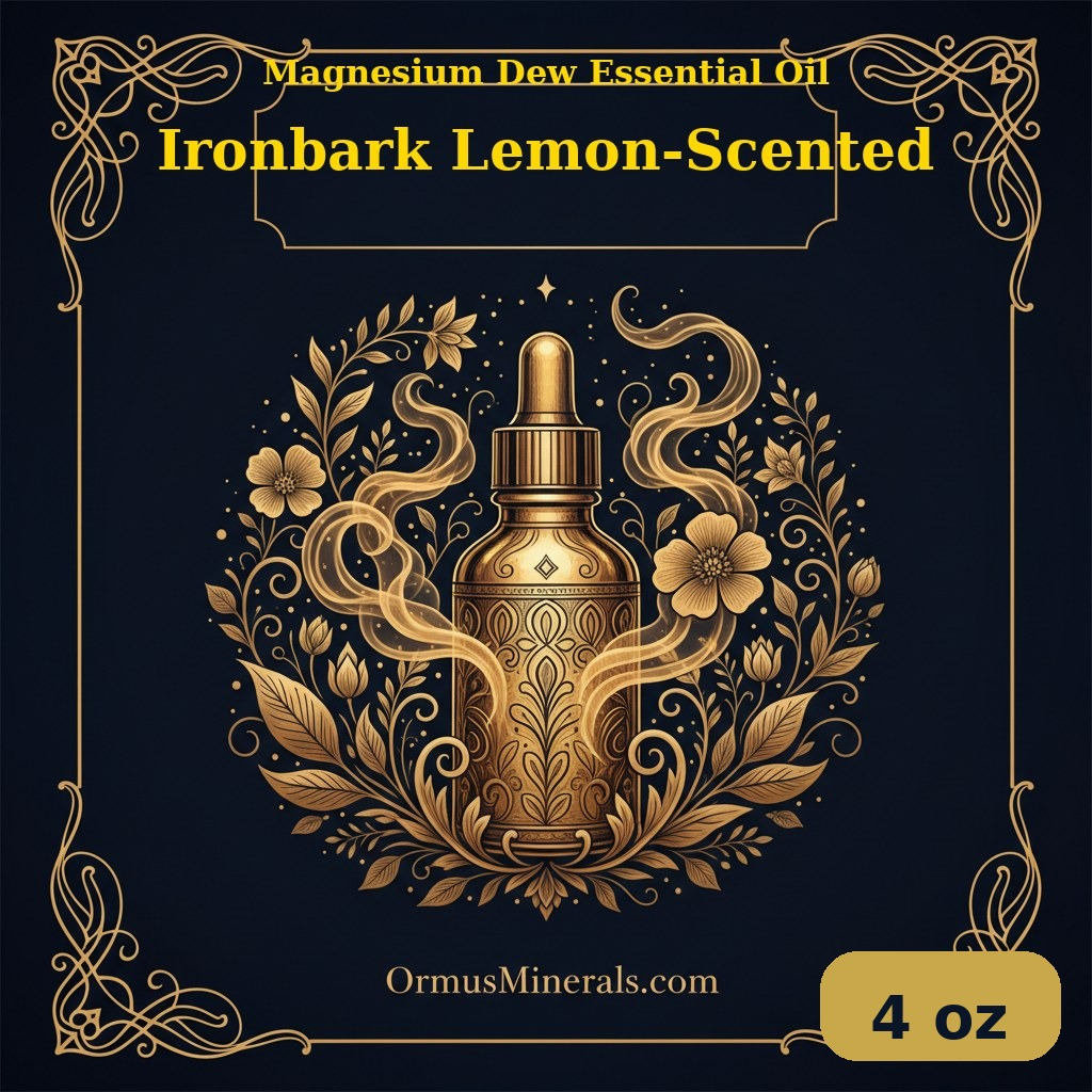 Ironbark Lemon Scented Ormus Live Healing Oil 4oz