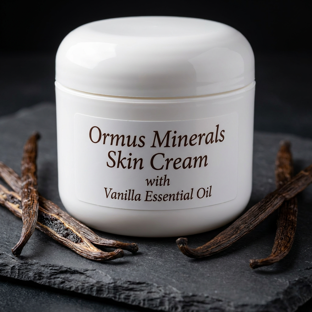 Ormus Minerals Skin Cream with Vanilla Essential Oil