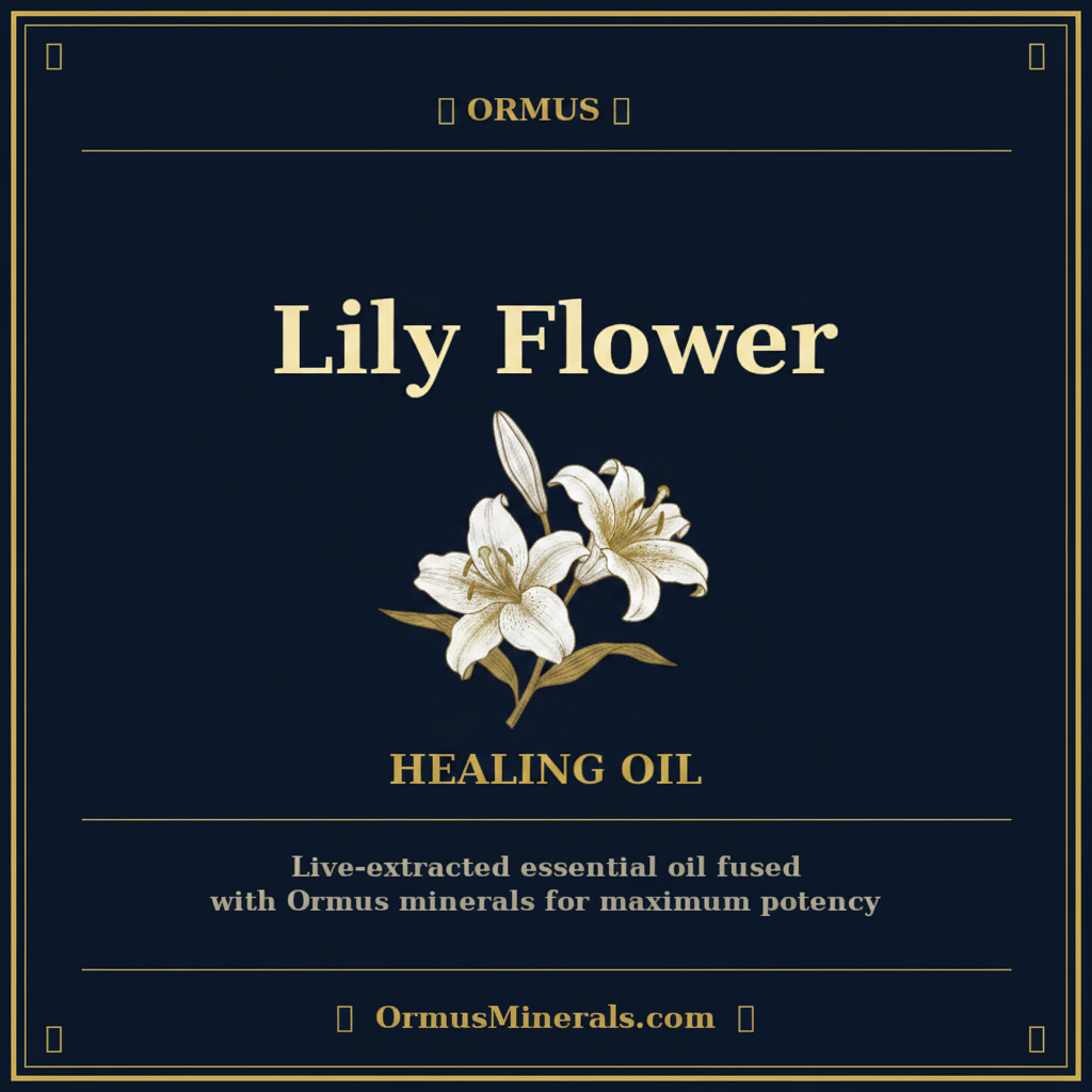 Ormus Live Healing Oil with Lily Flower