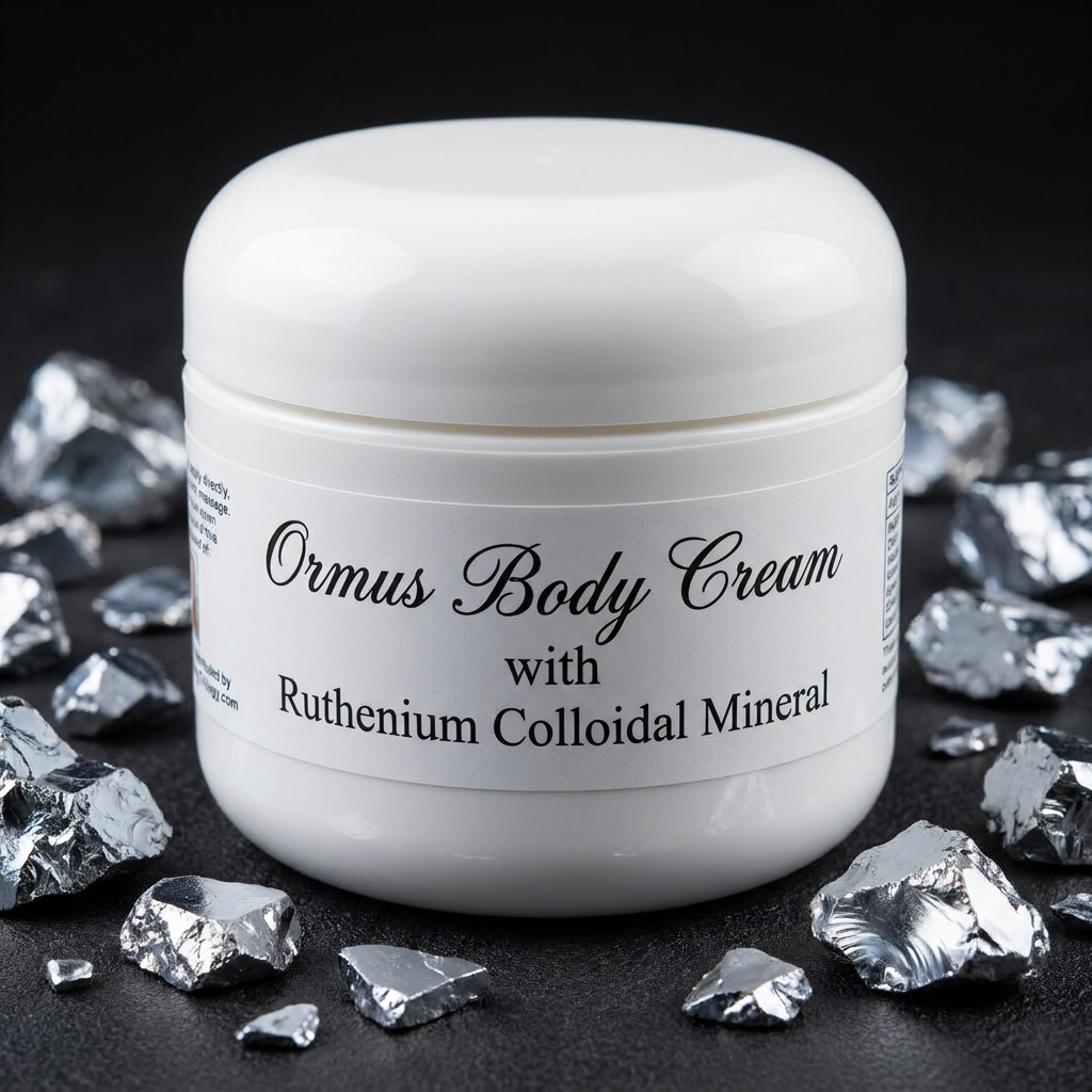 Ormus Body Cream with Ruthenium Colloidal Mineral