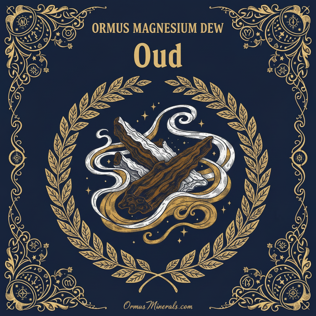 Ormus Minerals Magnesium Dew Oud Essential Oil 4oz