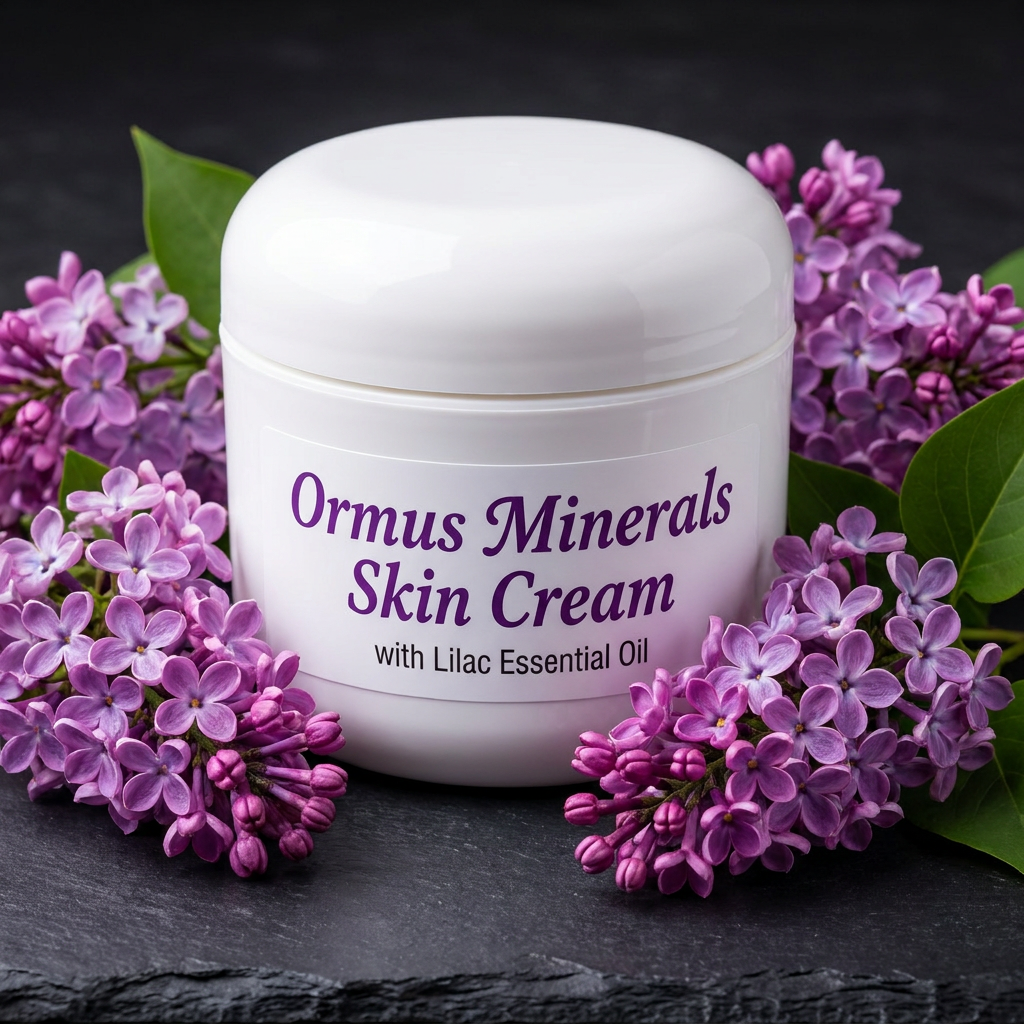 Ormus Minerals Skin Cream with Lilac Essential Oil
