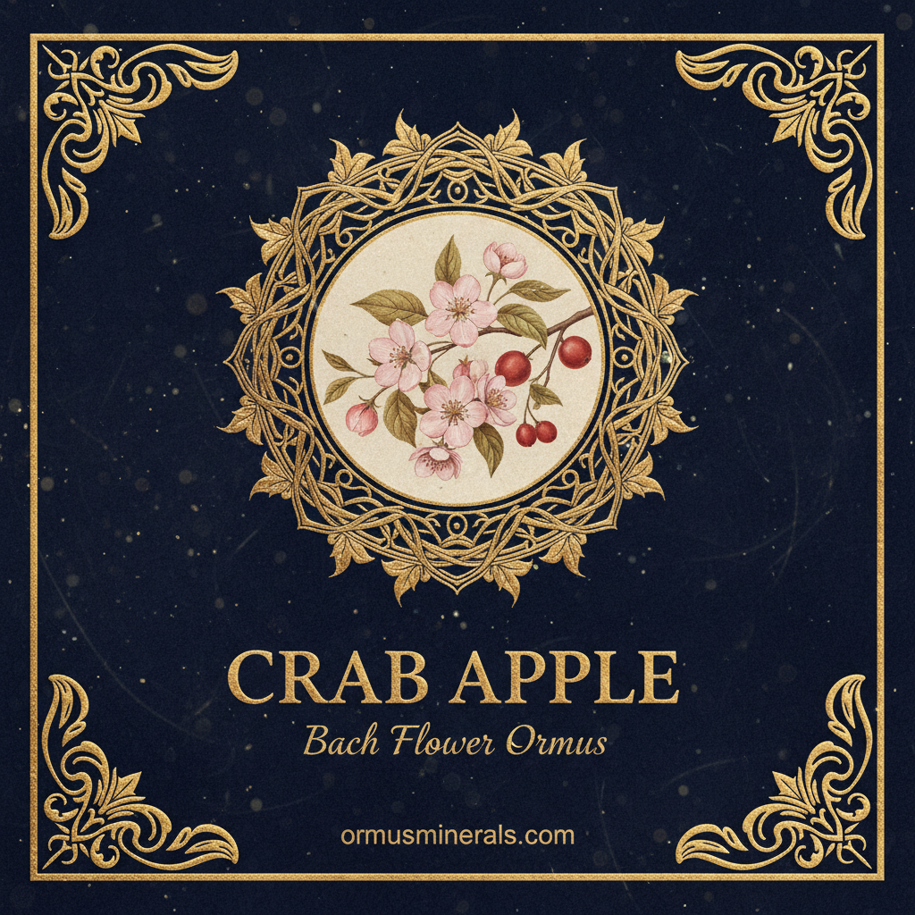 Crab Apple Bach Dew Drops Ormus 4oz Extra Strength 5x | OrmusMinerals.com