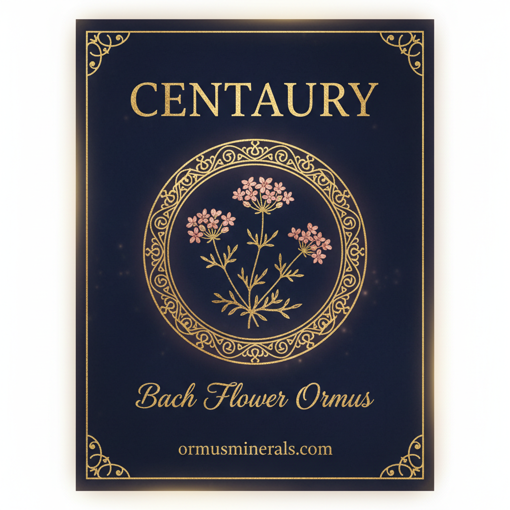 Centaury Bach Dew Drops Ormus 4oz Extra Strength 1x | OrmusMinerals.com