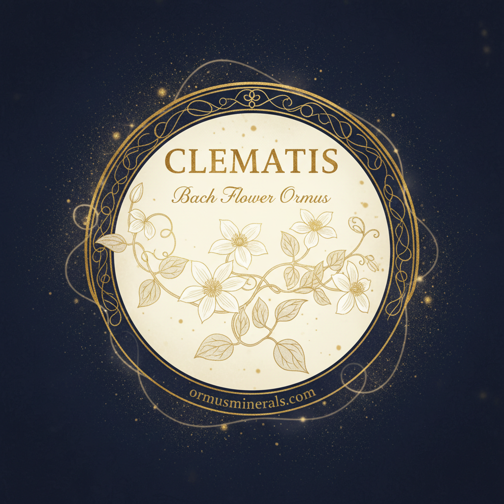 Clematis Bach Dew Drops Ormus 8oz Extra Strength 3x | OrmusMinerals.com