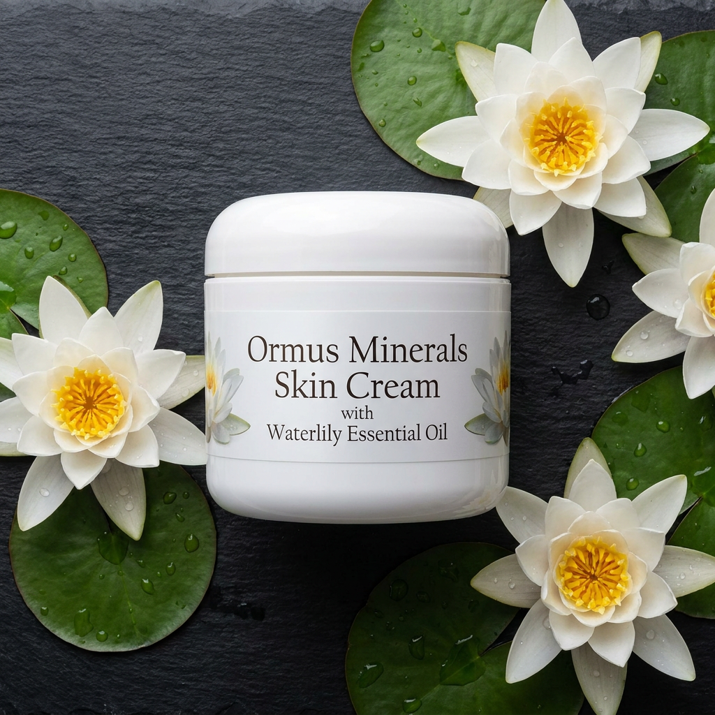Ormus Minerals Skin Cream with Waterlily Essential Oil
