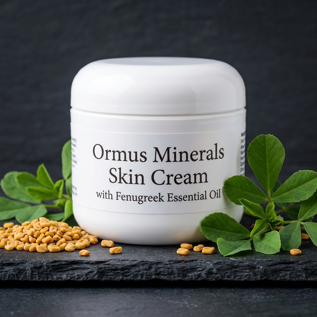 Ormus Minerals Skin Cream with Fenugreek Essential Oil
