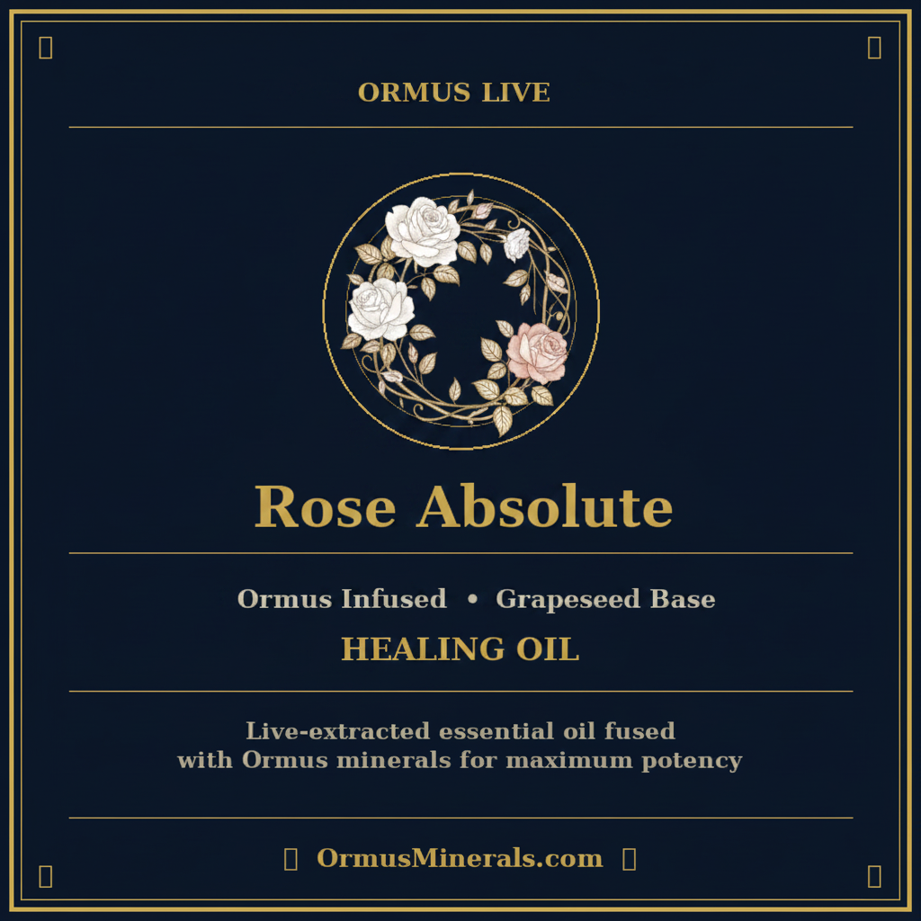 Ormus Live Healing Oil with Rose Absolute