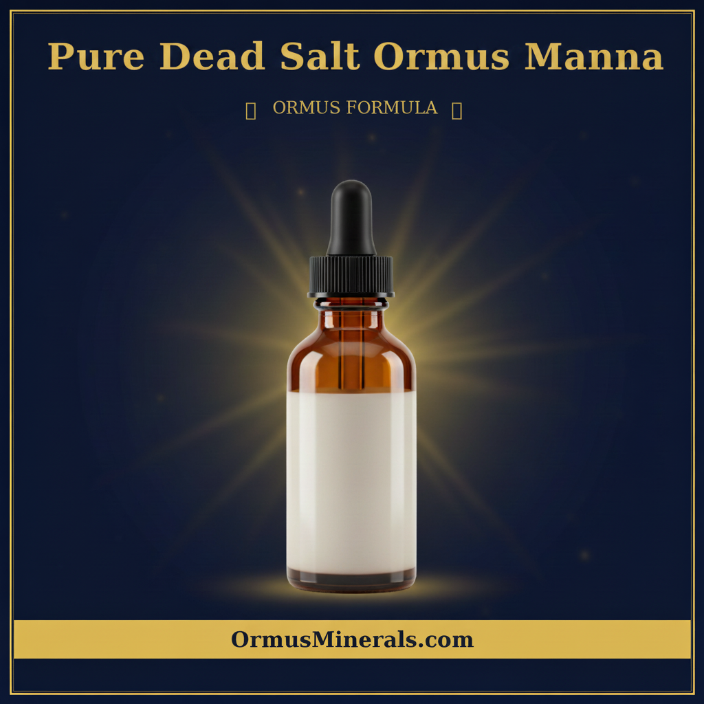 Pure Dead Sea Salt Ormus Manna Ormus 8oz Standard