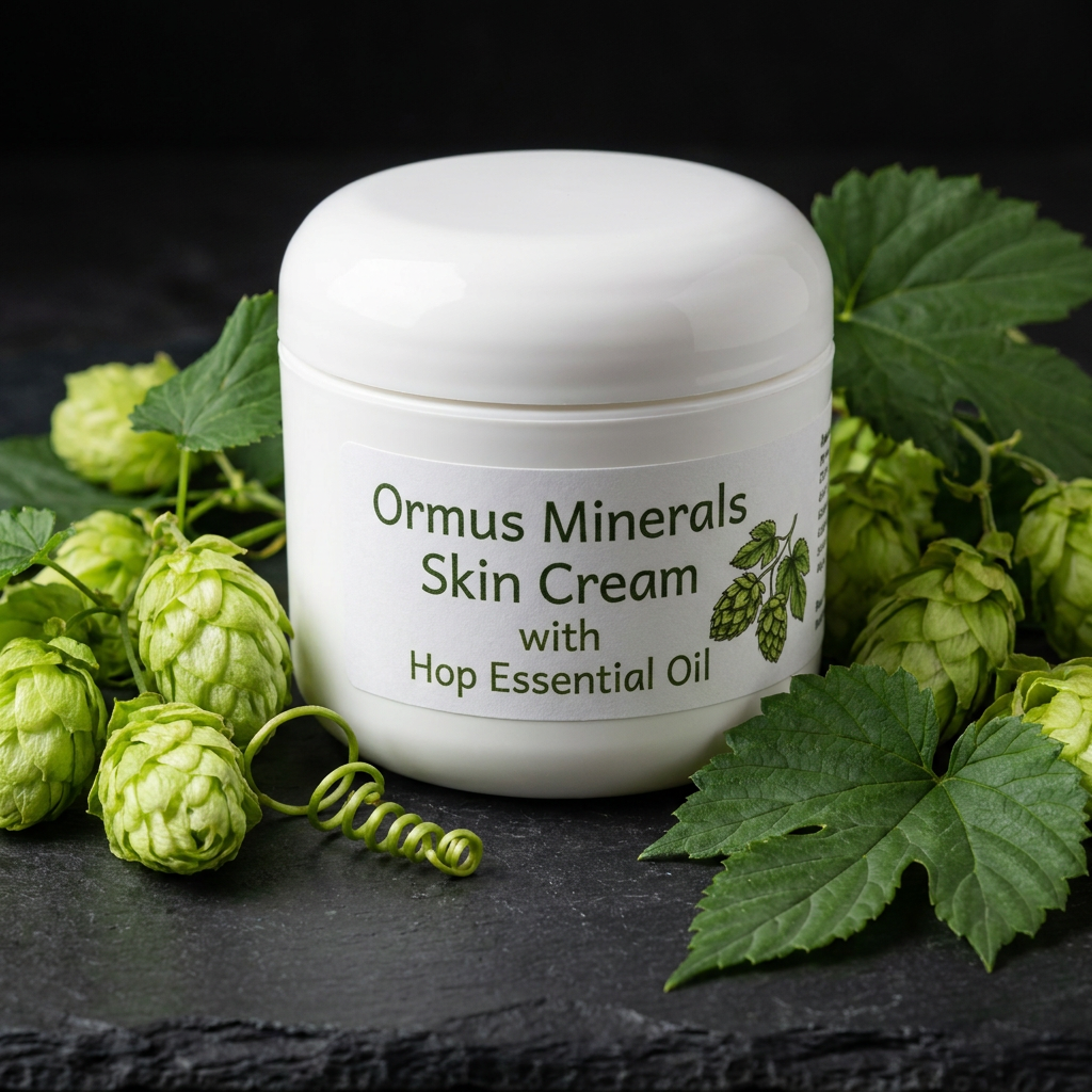 Ormus Minerals Skin Cream with Hop Essential Oil
