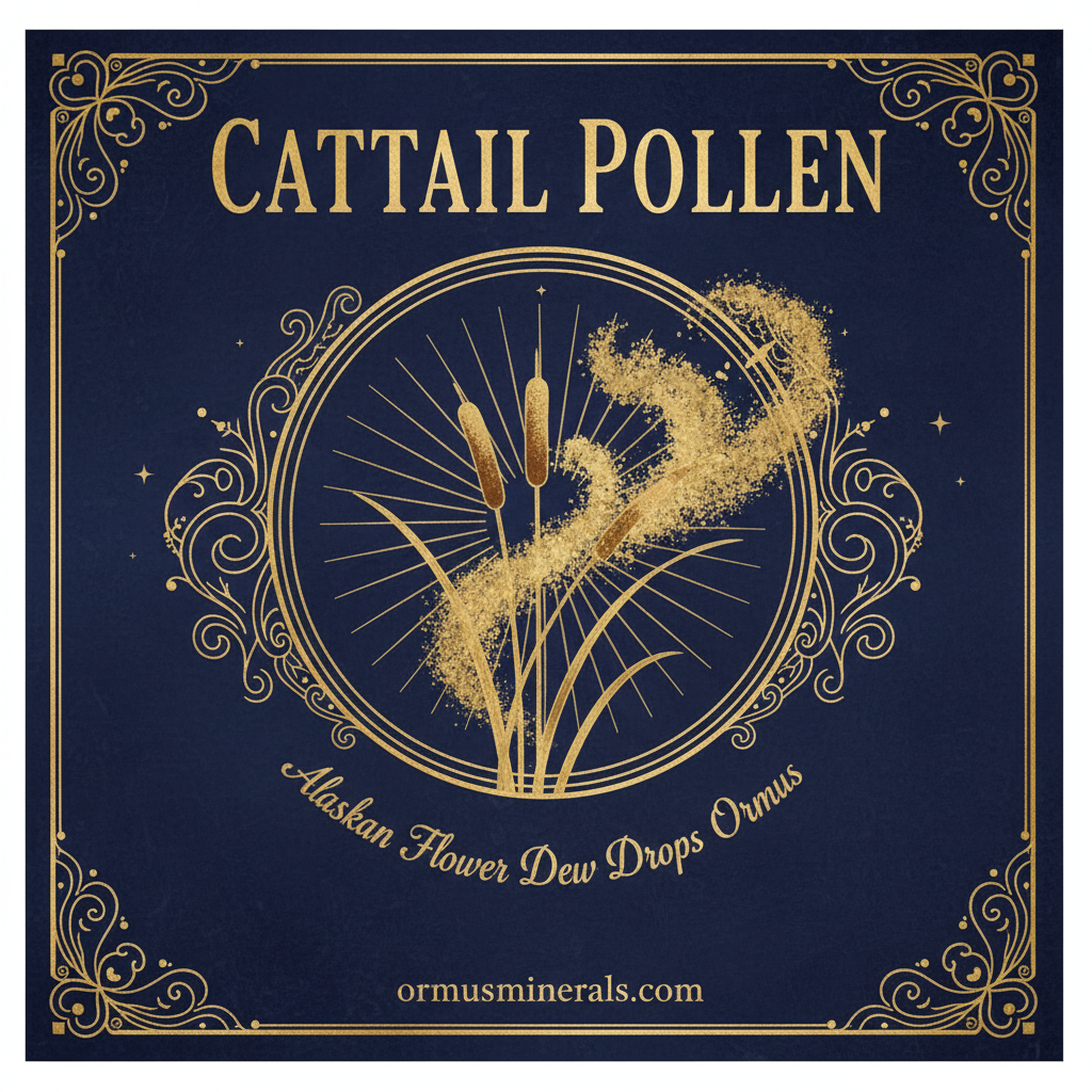 Cattail Pollen Alaskan Dew Drops Ormus 8oz Extra Strength 4x | OrmusMinerals.com