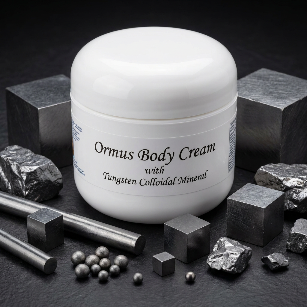 Ormus Body Cream with Tungsten Colloidal Mineral