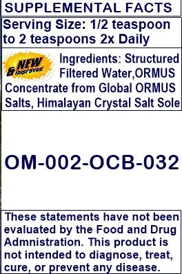 Complete Balance Ormus Minerals Mental Health Clarity Vision immune 32oz