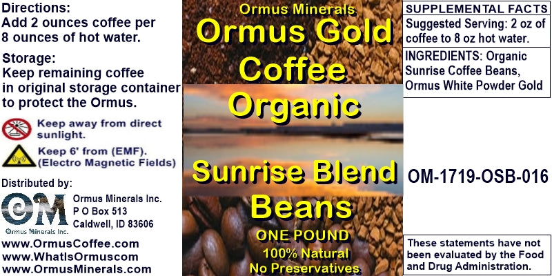 Ormus Gold Coffee Medium House Blend