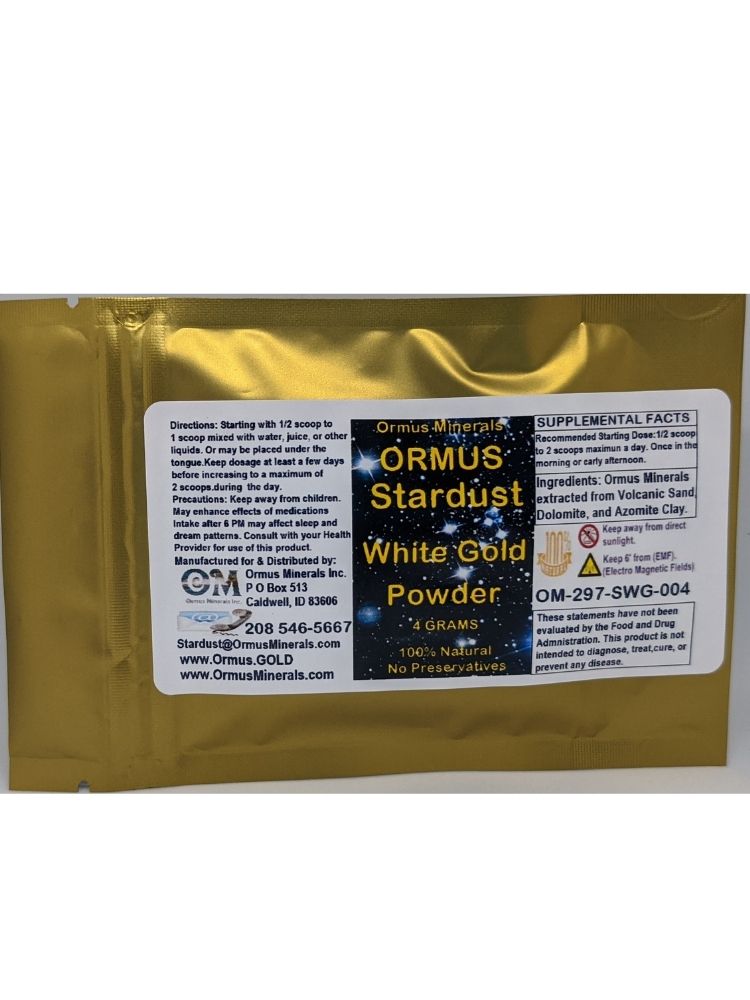 Ormus White Powder Gold