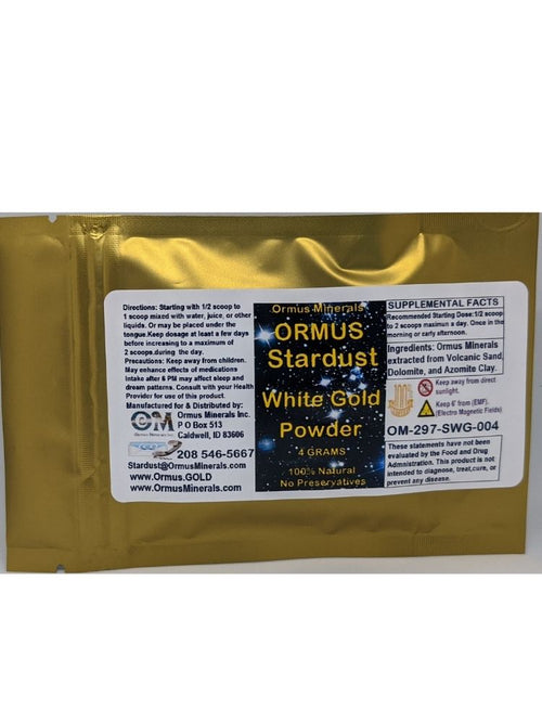 Ormus White Powder Gold