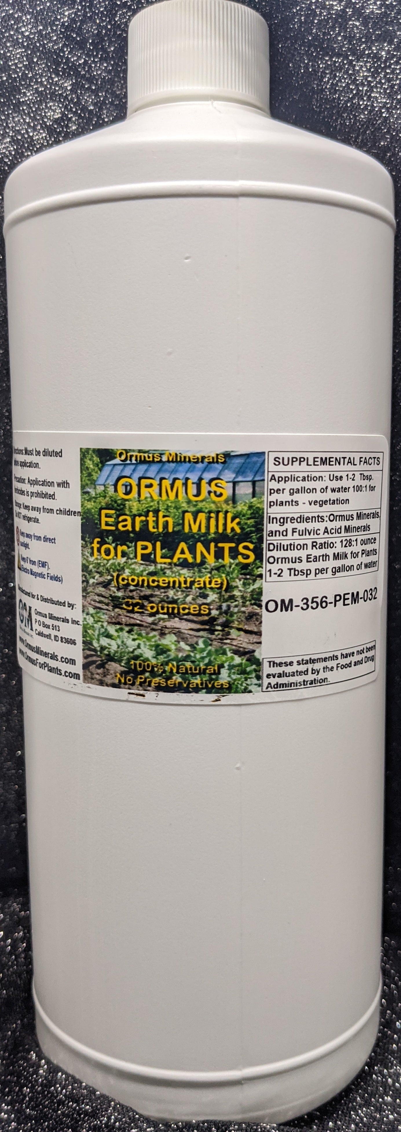 Earth Milk Plant Ormus Minerals Mental Health Immune Skin Detox Energy