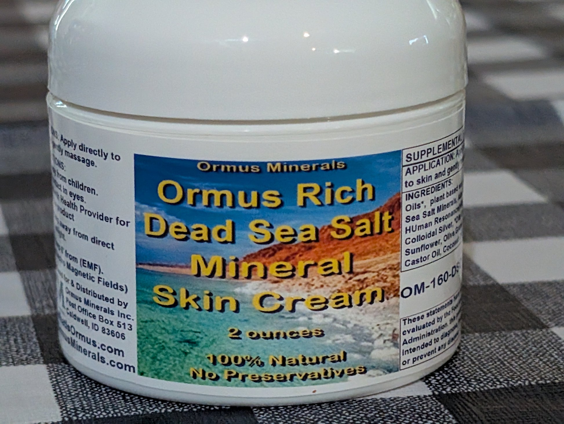 Ormus Rich Dead Sea Salt Mineral Skin Cream
