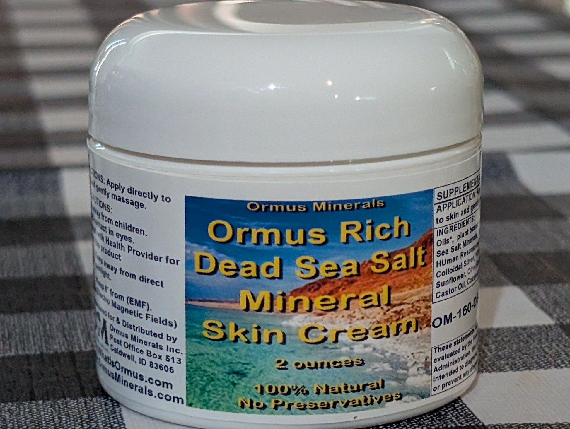 Ormus Rich Dead Sea Salt Mineral Skin Cream