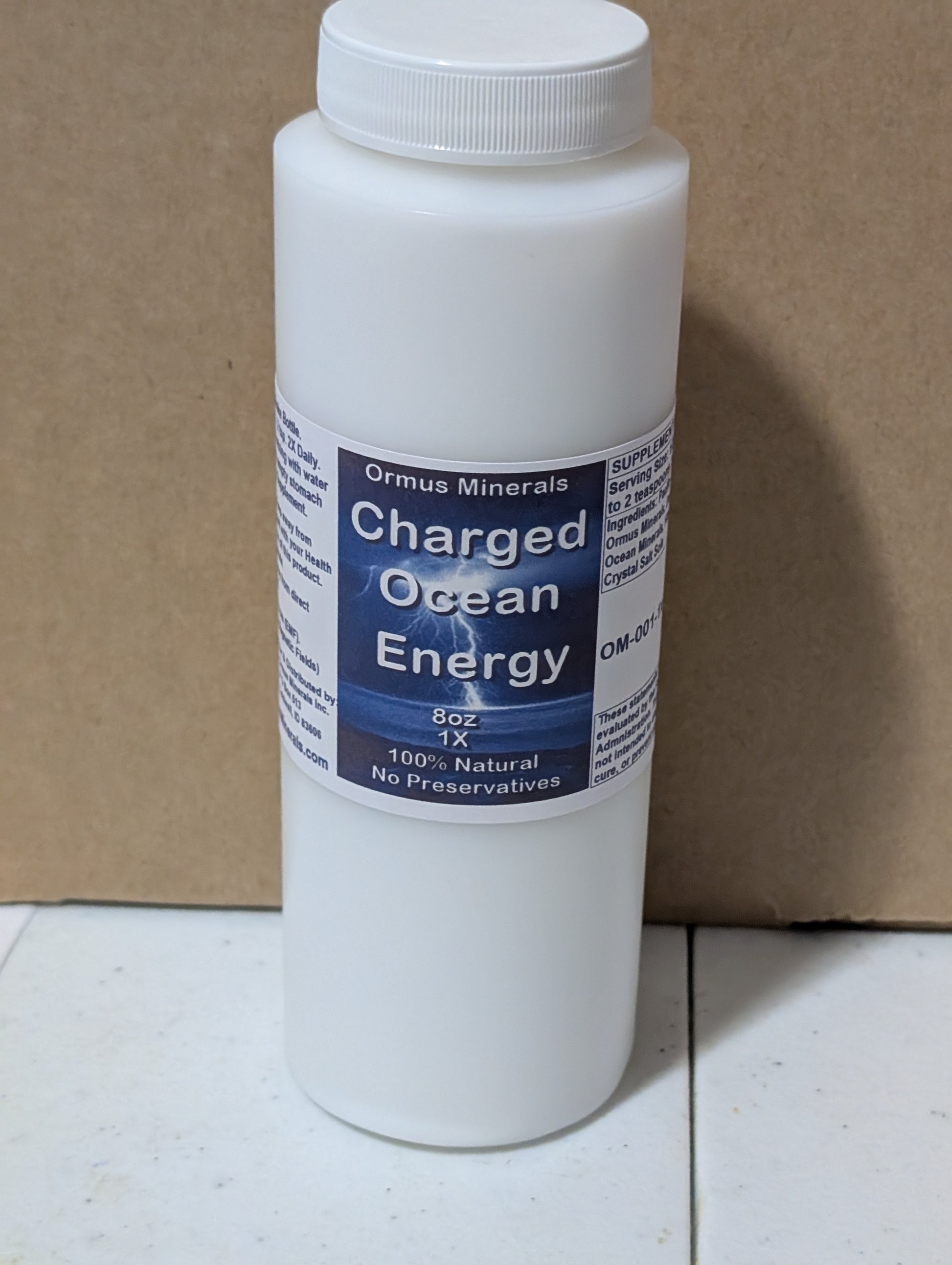 Charged Ormus Ocean Energy 8oz Extra Strength