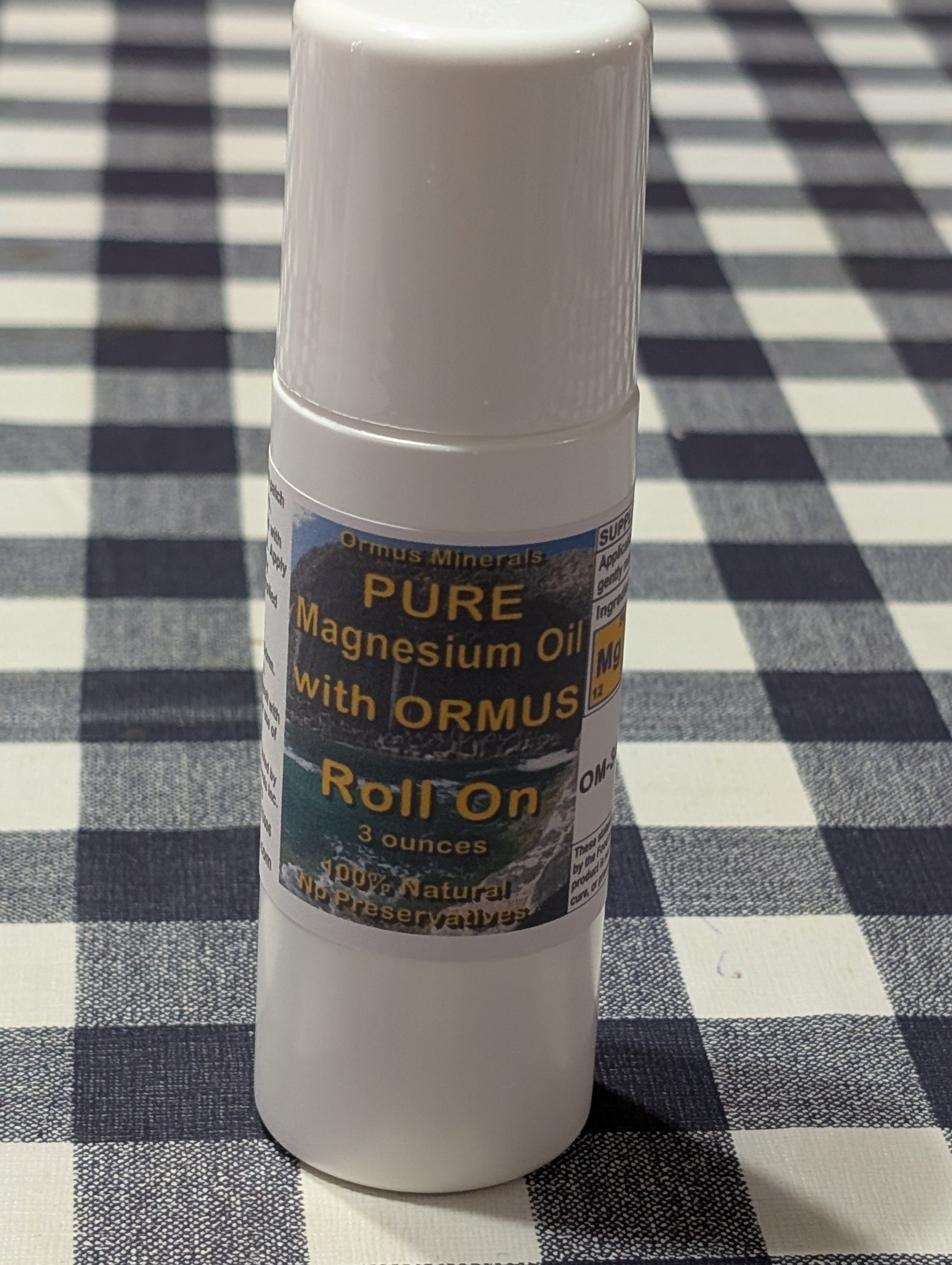 Magnesium Dew Roll On w Ormus Pain Relief helps anxiety aids sleep Immunity 3oz