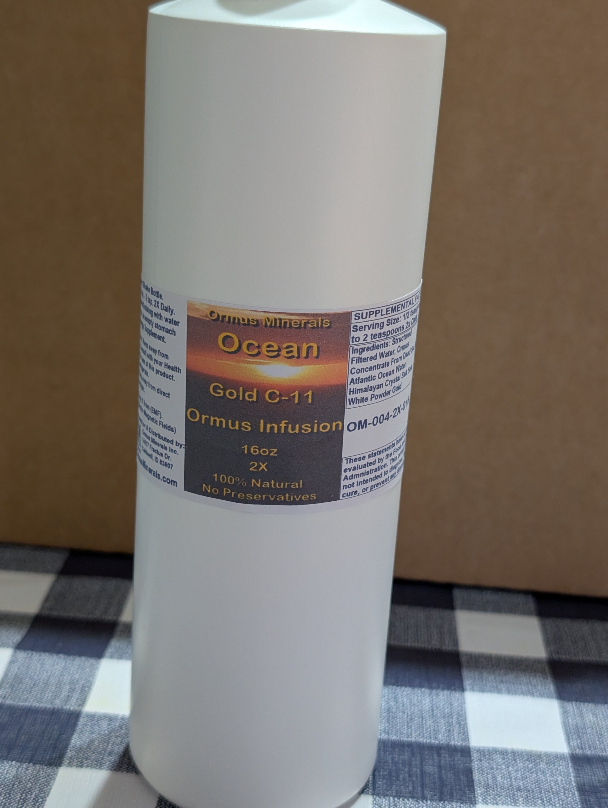 Ormus Minerals Ocean Gold C11 16oz Extra Strength